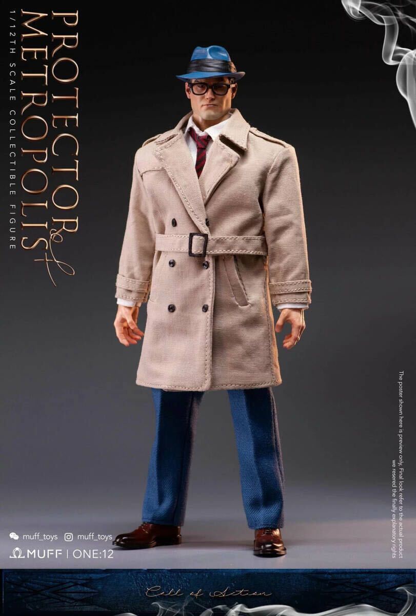 Muff toys 1/12 記者 クラーク 未開封新品 Protector of Metropolis messenger of justice call of action 