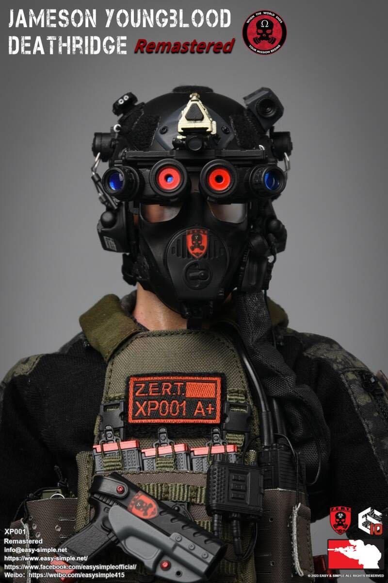 Easy&Simple 1/6 Z.E.R.T. JAMESON YOUNGBLOOD DEATHRIDGE Remastered 2.0版 未開封新品 XP001