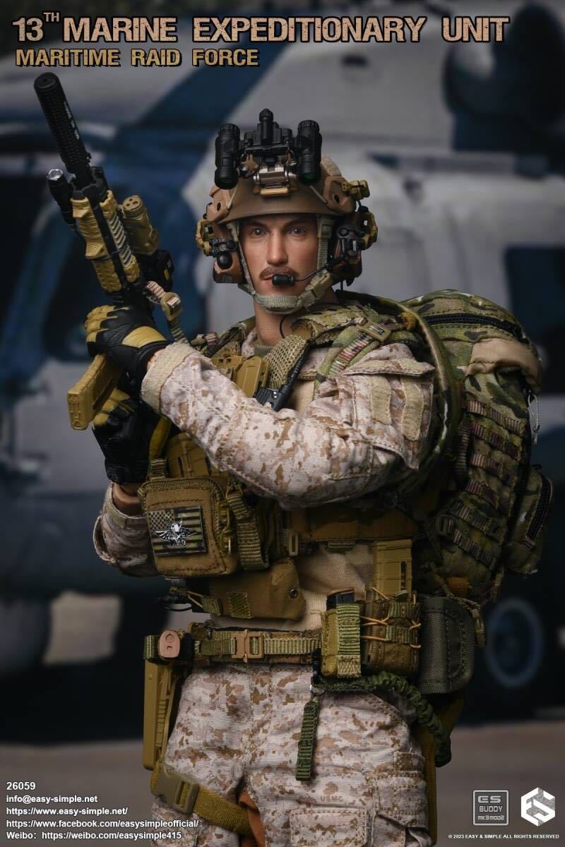 Easy&Simple 1/6 13th Marine Expeditionary Unit Maritime Raid Force 未開封新品 26059