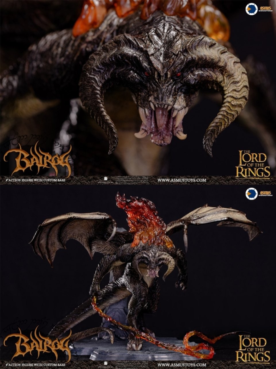 予約 ASMUS TOYS ロード・オブ・ザ・リング 指輪物語 バルログ LOTR8BLG02 BALROG (organic version)  The Lord of the Rings