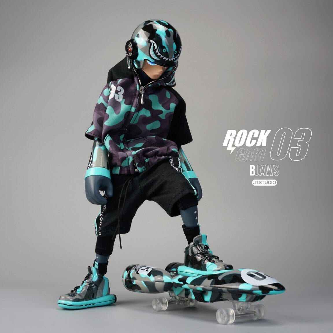 J.T STUDIO JT 1/6 Rock Gaki Jaws Green.Ver 未開封新品 99体限定