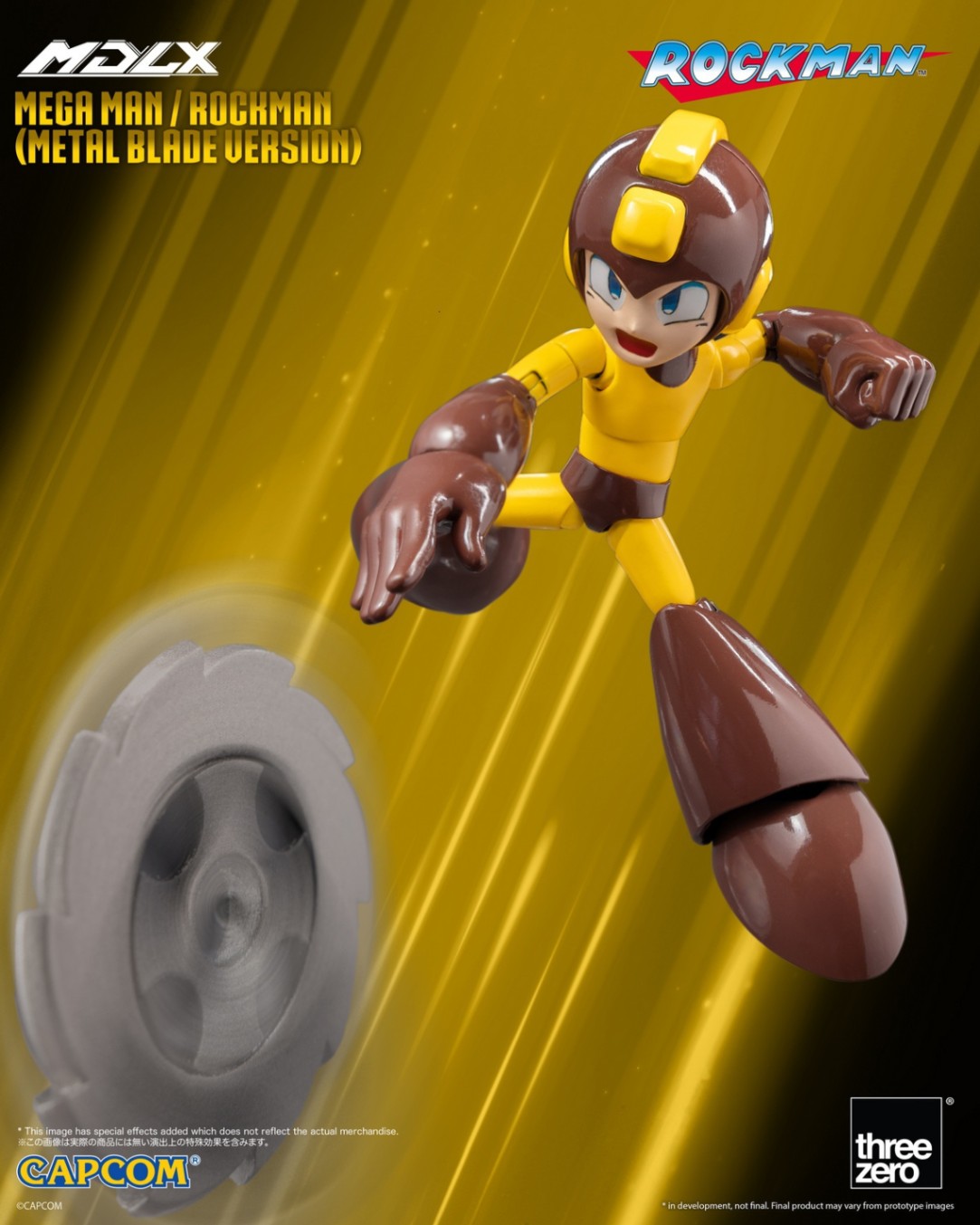 予約 threezero MDLX ロックマン (メタルブレード) 3Z0575 Rockman / Mega Man Metal Blade Version Action Figure アクションフィギュア スリーゼロ