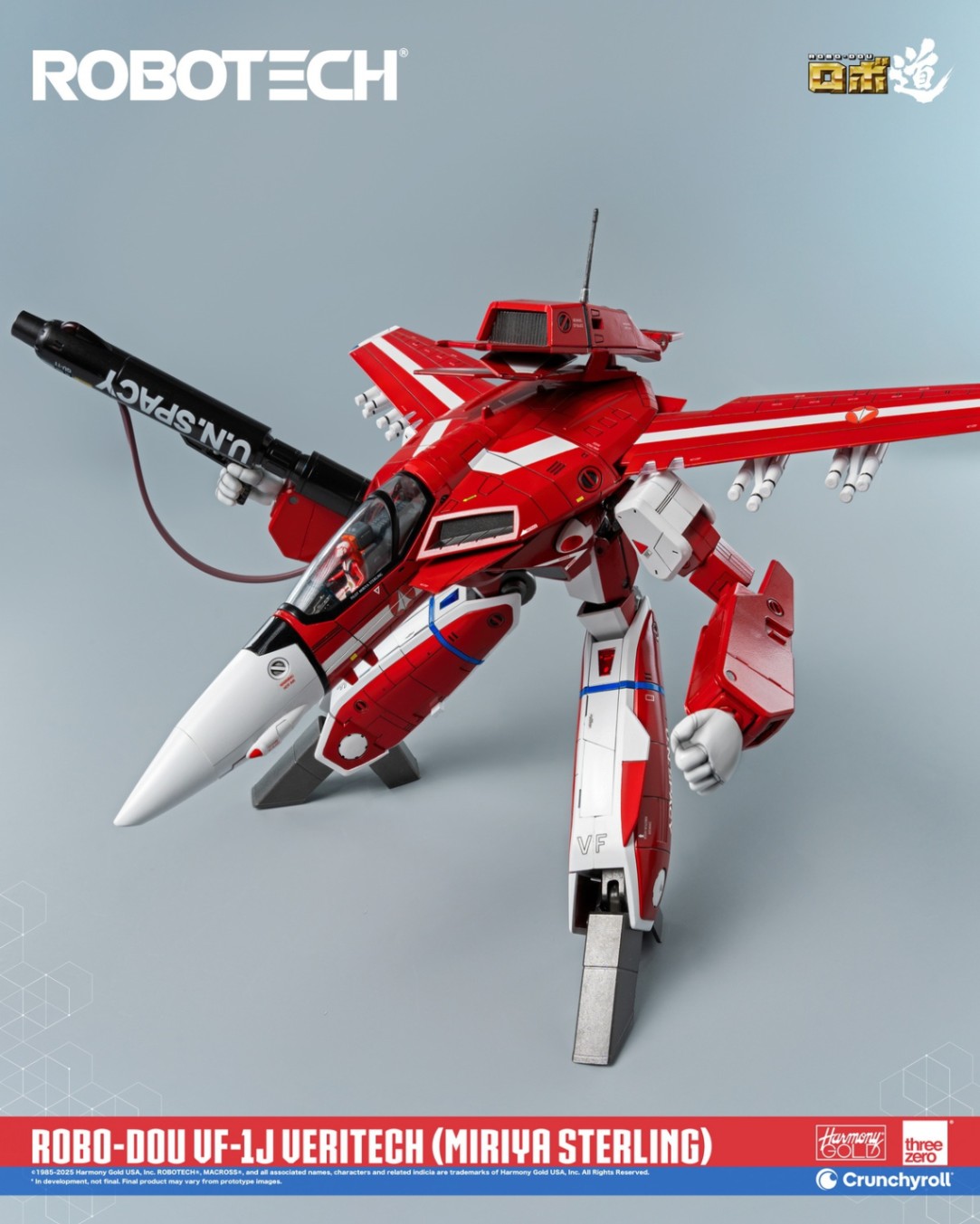 予約 threezero ロボ道 ロボテック 超時空要塞マクロス VF-1J ベリテック (ミリヤ スターリング機) 3Z0361 ROBO-DOU ROBOTECH VF-1J Veritech (Miriya Sterling) スリーゼロ