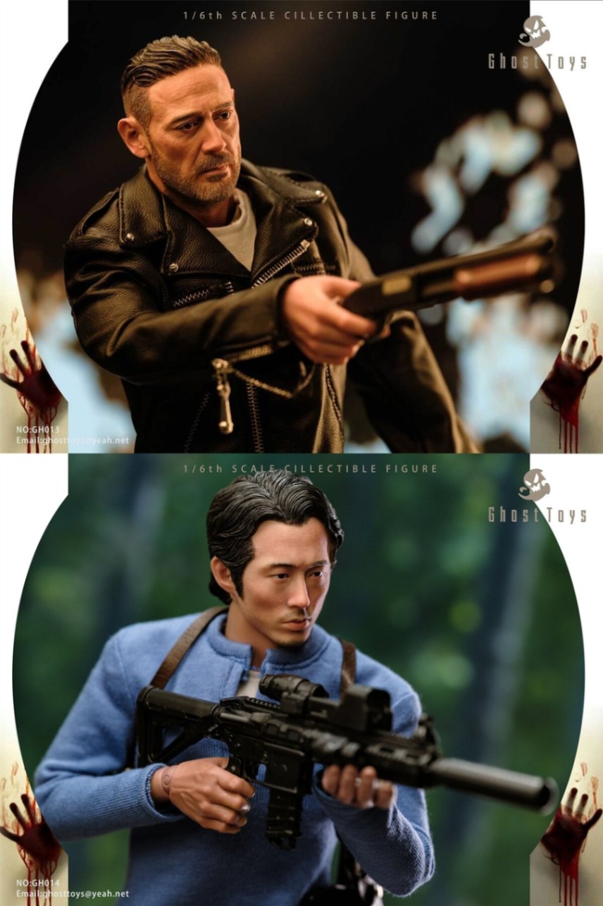 予約 Ghost toys 1/6 ウォーキング ニーガン & グレン DX.Ver 2体セット GH-015 Walking Negan ＆ Glenn Collectible Action Figure アクションフィギュア