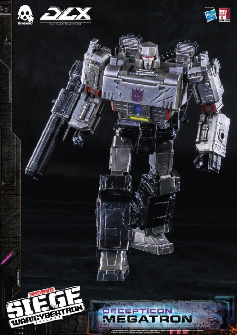 予約 threezero DLX トランスフォーマー : ウォー・フォー・サイバトロン・トリロジー シージ メガトロン 3Z0203 Transformers : War For Cybertron Trilogy  Megatron Collectible Action Figure アクションフィギュア