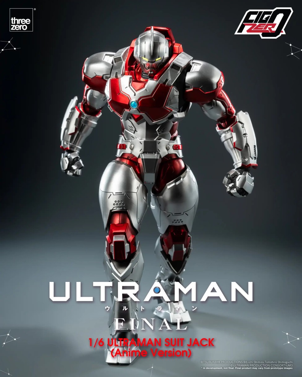 予約 threezero 1/6 フィグゼロ アニメ『ULTRAMAN』FINALシーズン ULTRAMAN SUIT JACK (Anime Version) 3Z0214 FigZero Anime 『ULTRAMAN』 FINAL Season Collectible Action Figure アクションフィギュア スリーゼロ