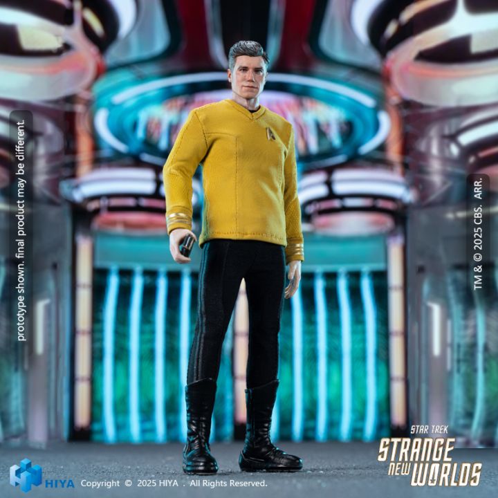 予約 HIYA 1/18『スタートレック:ストレンジ・ニュー・ワールド』 パイク ESS0157 Exquisite Super Series STAR TREK Strange New Worlds Pike Action Figure アクションフィギュア Hiya Toys