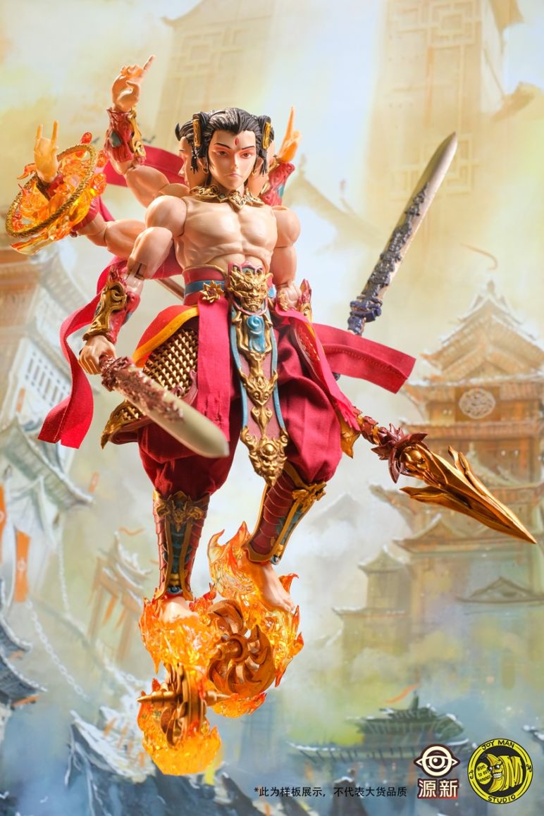 予約 Joy Man Studio 1/12 三壇海会大神 三太子 ナタ 通常.Ver JX02501 / DX.Ver JX02502 Action Figure アクションフィギュア