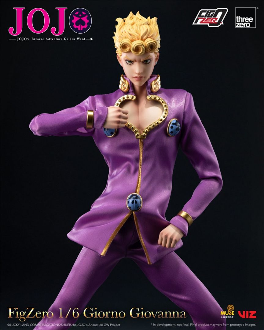 予約 threezero 1/6 フィグゼロ 『ジョジョの奇妙な冒険 黄金の風』 ジョルノ・ジョバァーナ  3Z0657 FigZero JOJO’s Bizarre Adventure: Golden Wind - Giorno Giovanna Collectible Action Figure アクションフィギュア