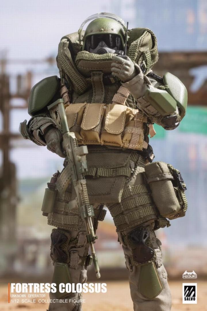 HASUKI 1/12 SALVOシリーズ SA02 フォートレスコロッサス 未開封新品 Fortress Colossus Action Figure アクションフィギュア