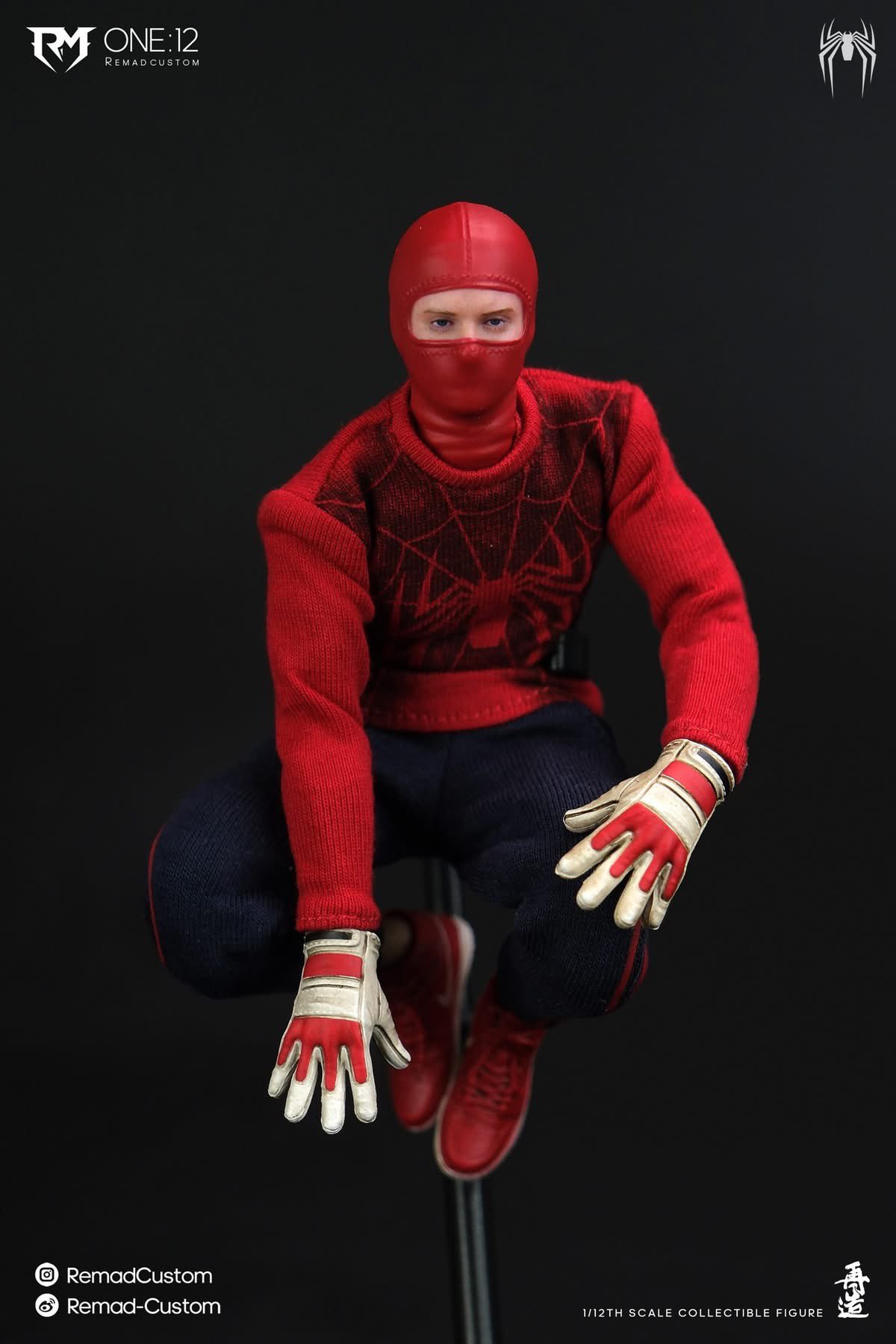 予約 Remad Custom 1/12 スパイダー ヒューマン RM-008 Spider Human Action Figure アクションフィギュア