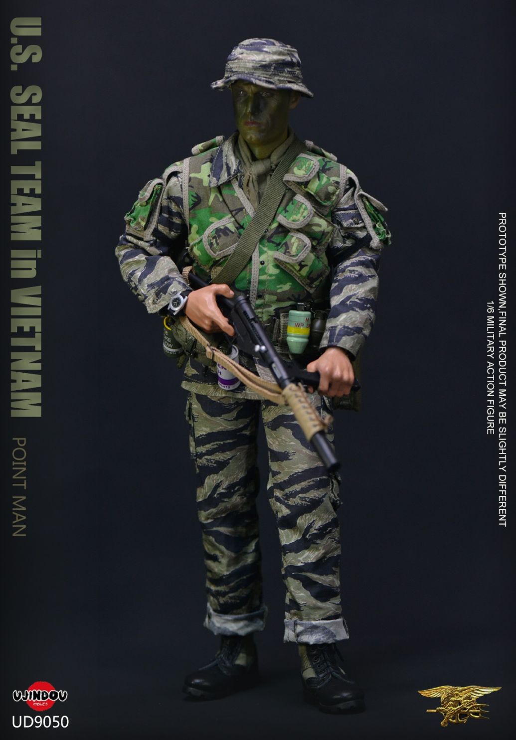 予約 UJINDOU 1/6 ベトナム戦争 アメリカ海軍 SEALチーム 先頭偵察兵 UD9050 U.S. SEAL TEAM in Vietnam - Point Man Collectible Action Figure アクションフィギュア