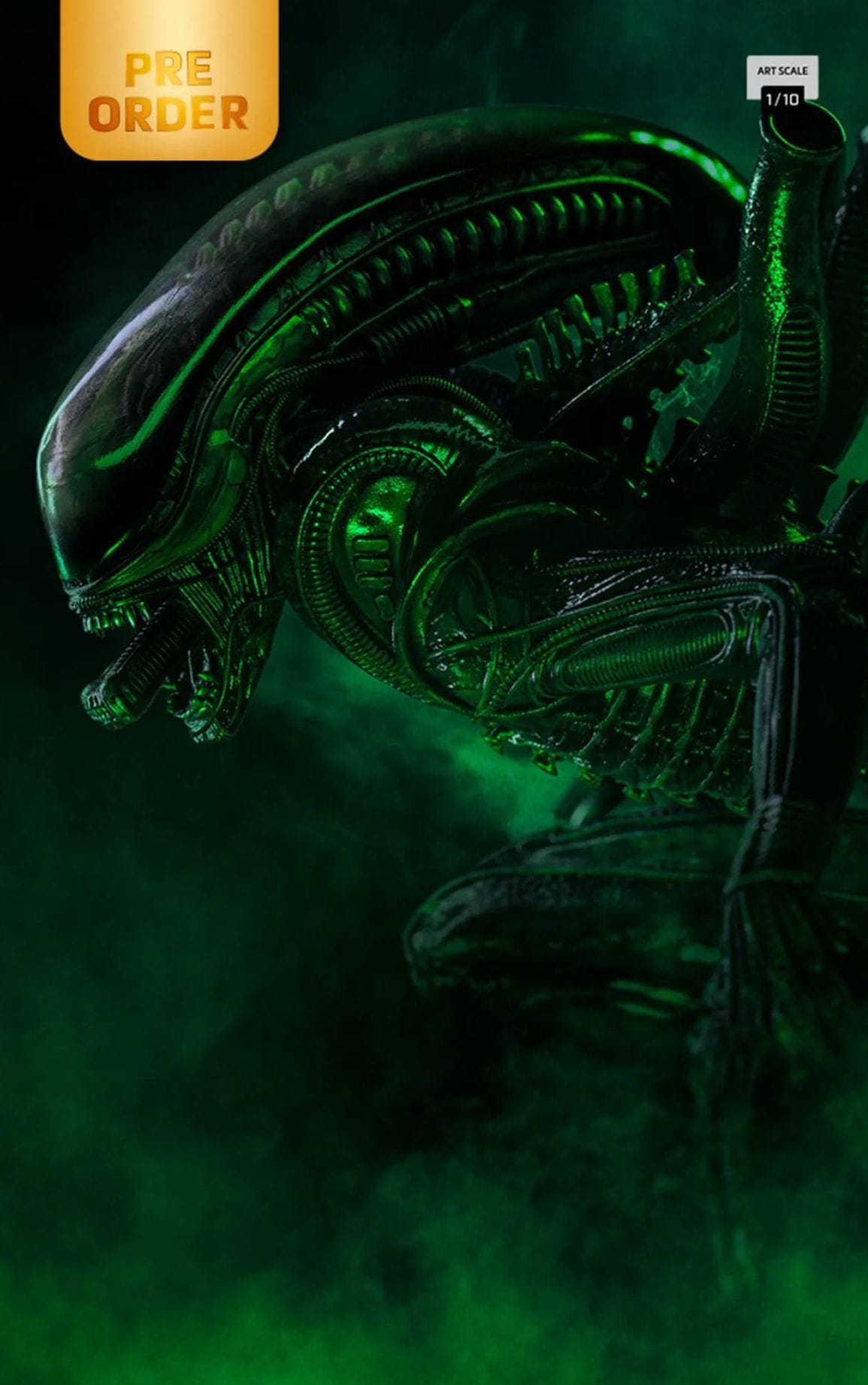 予約 Iron Studios 1/10  『エイリアン ビッグチャップ』 エイリアン ALIEN122025-10 Alien Big Chap - Alien Statue スタチュー