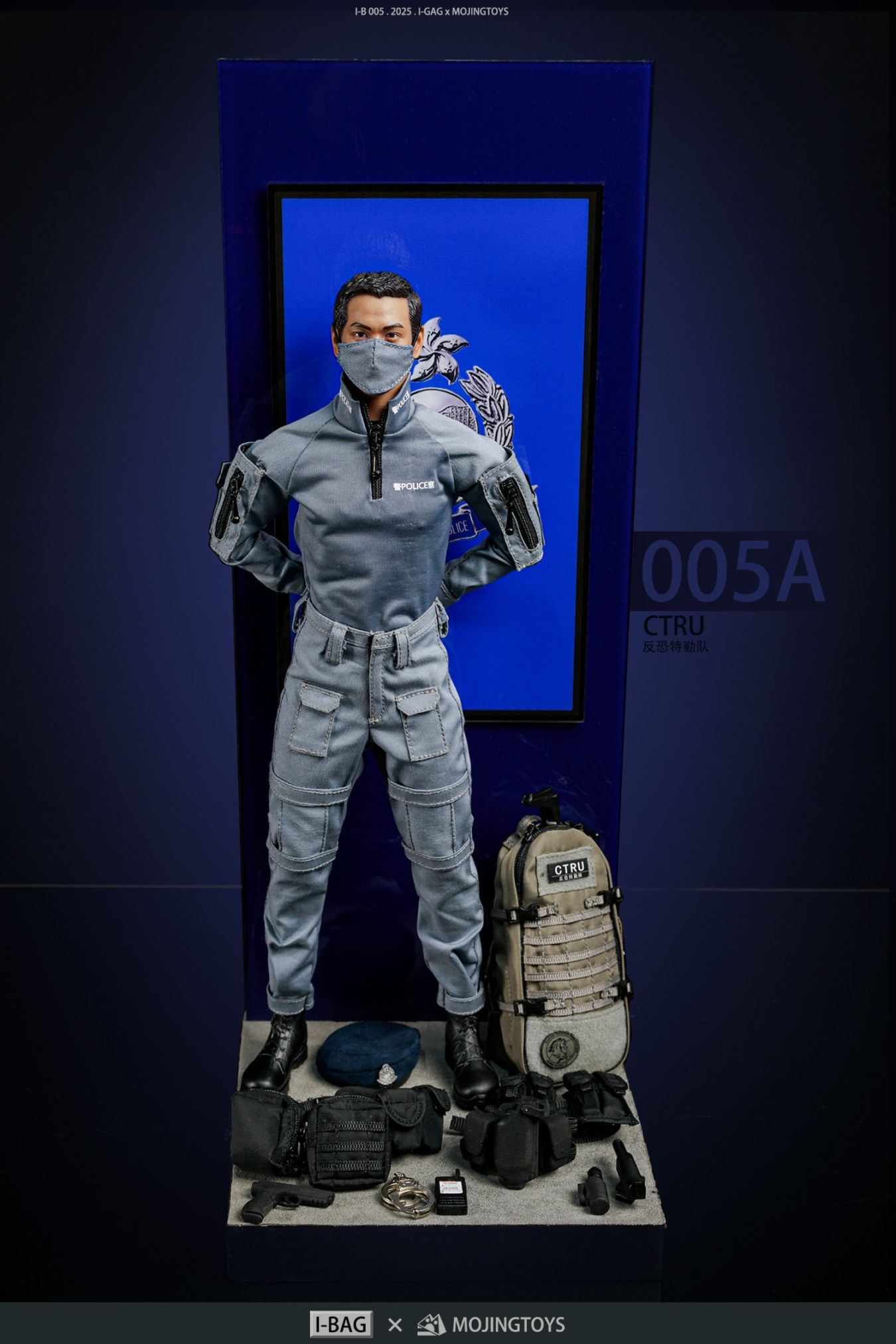 予約 I-BAG x mOjingToys 1/6 香港都市戦術執勤隊 I-B005A/B/C/D & 銃袋バックパック I-B006A/B/C Hong Kong Urban Tactical Duty Team 2024 ＆Quick Reaction Firearm Backpack Action Figure アクションフィギュア
