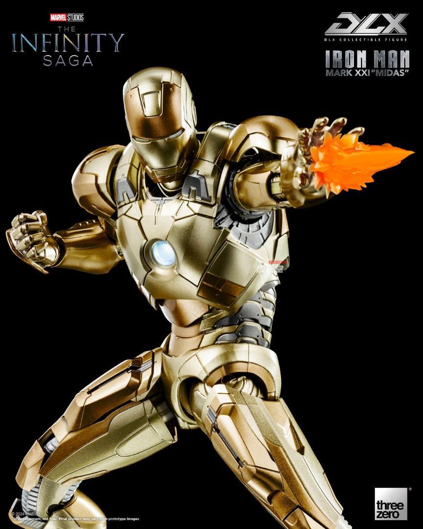 threezero DLX アイアンマン マーク21 ミダス 未開封新品 3Z0830 Iron Man Mark 21 Midas トニー スターク フィギュア スリーゼロ