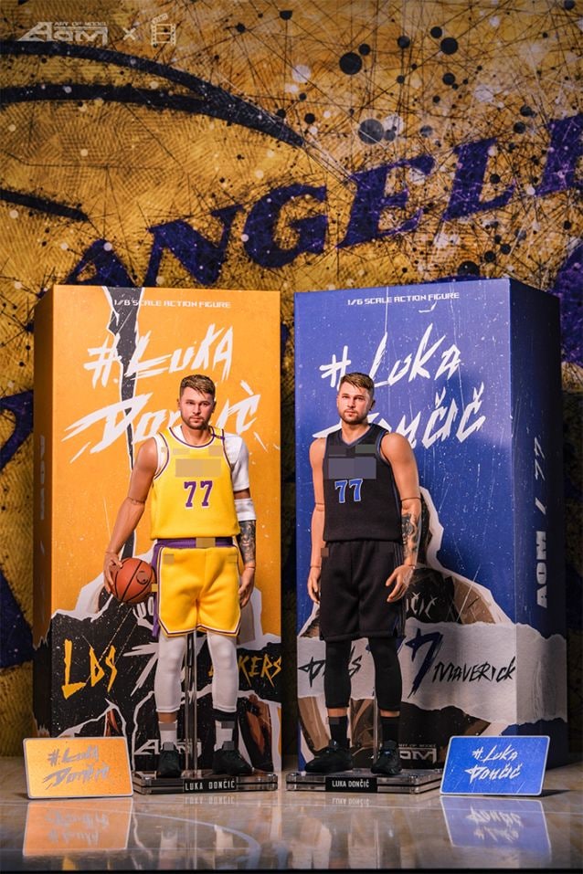 予約 Aom Toys 1/6 NBAシリーズ ルカ・ドンチッチ 077 レイカーズ.Ver / ダラス・マーベリックス.Ver NBA Series  Los Angeles Lakers / Dallas Mavericks Collectible Action Figure コレクティブル アクション フィギュア