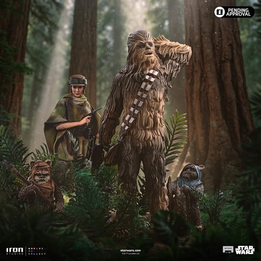予約 Iron Studios 1/10『スター・ウォーズ』 チューバッカ と トッカット Star Wars - Chewbacca and Tokkat Statue スタチュー