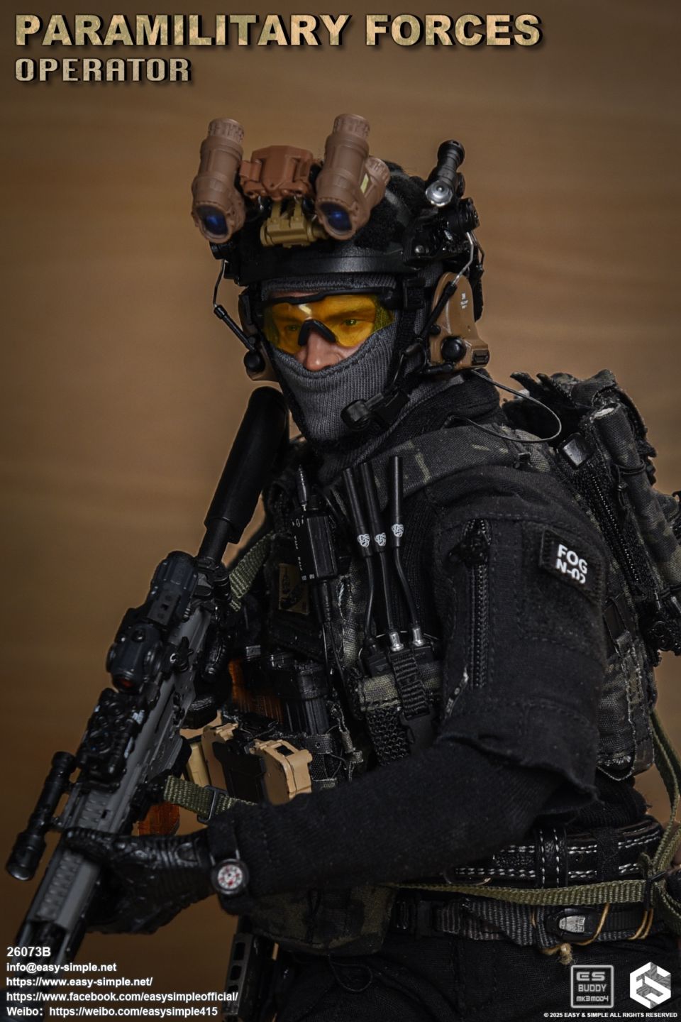 ミリタリー EASY&SIMPLE 1/6 Special Forces EASY&SIMPLE】26065R-B Special Mission Unit Tier1 Operator