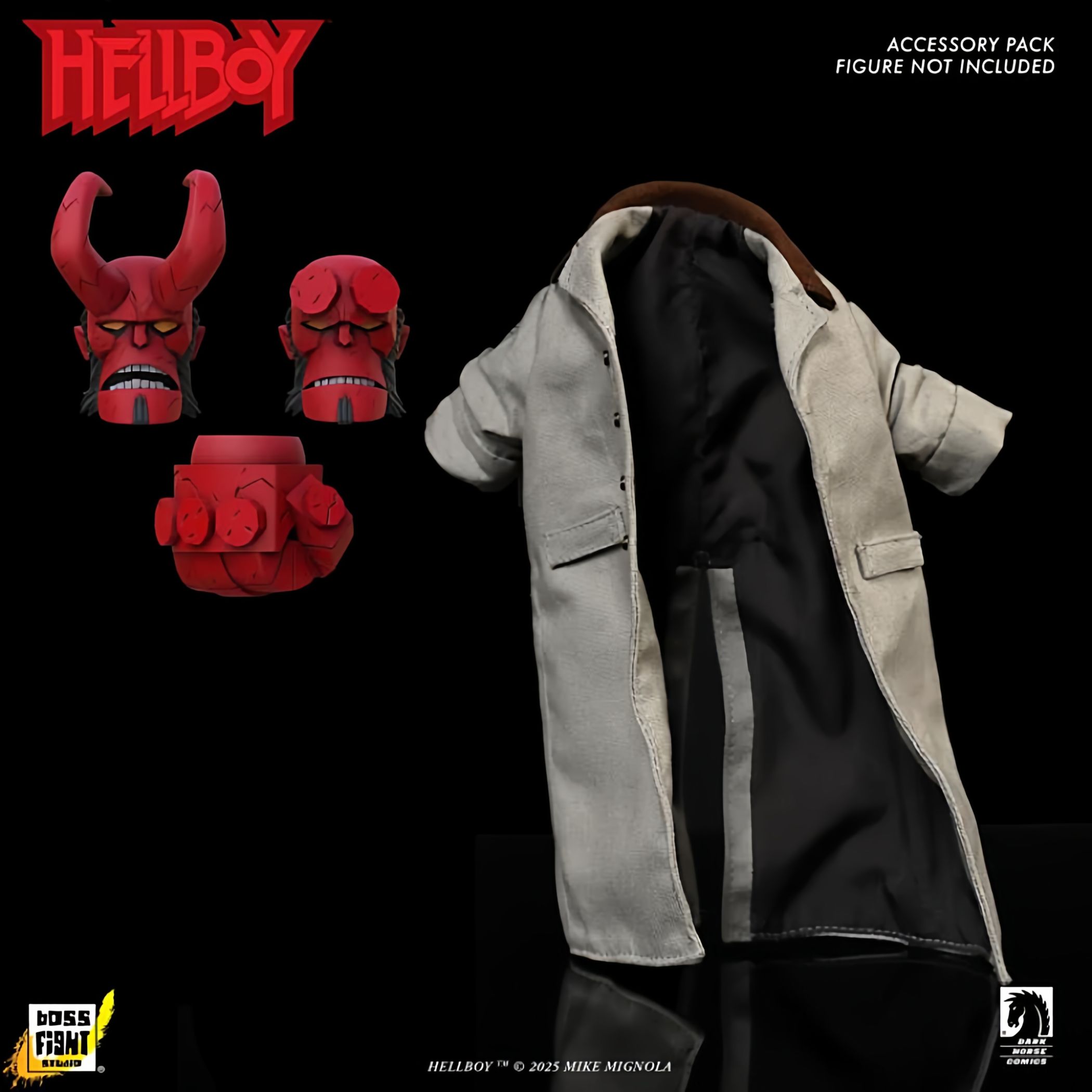予約 Boss Fight Studio 1/12 ヘルボーイ 専用 アクセサリー パック Hellboy Exclusive Accessory Pack 