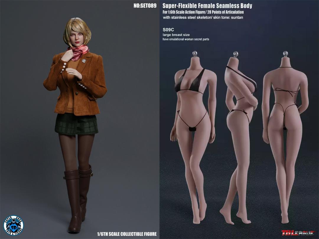 SUPER DUCK 1/6 フィメール コスチューム セット 素体付き SET089 Female Costume Set アクション フィギュア