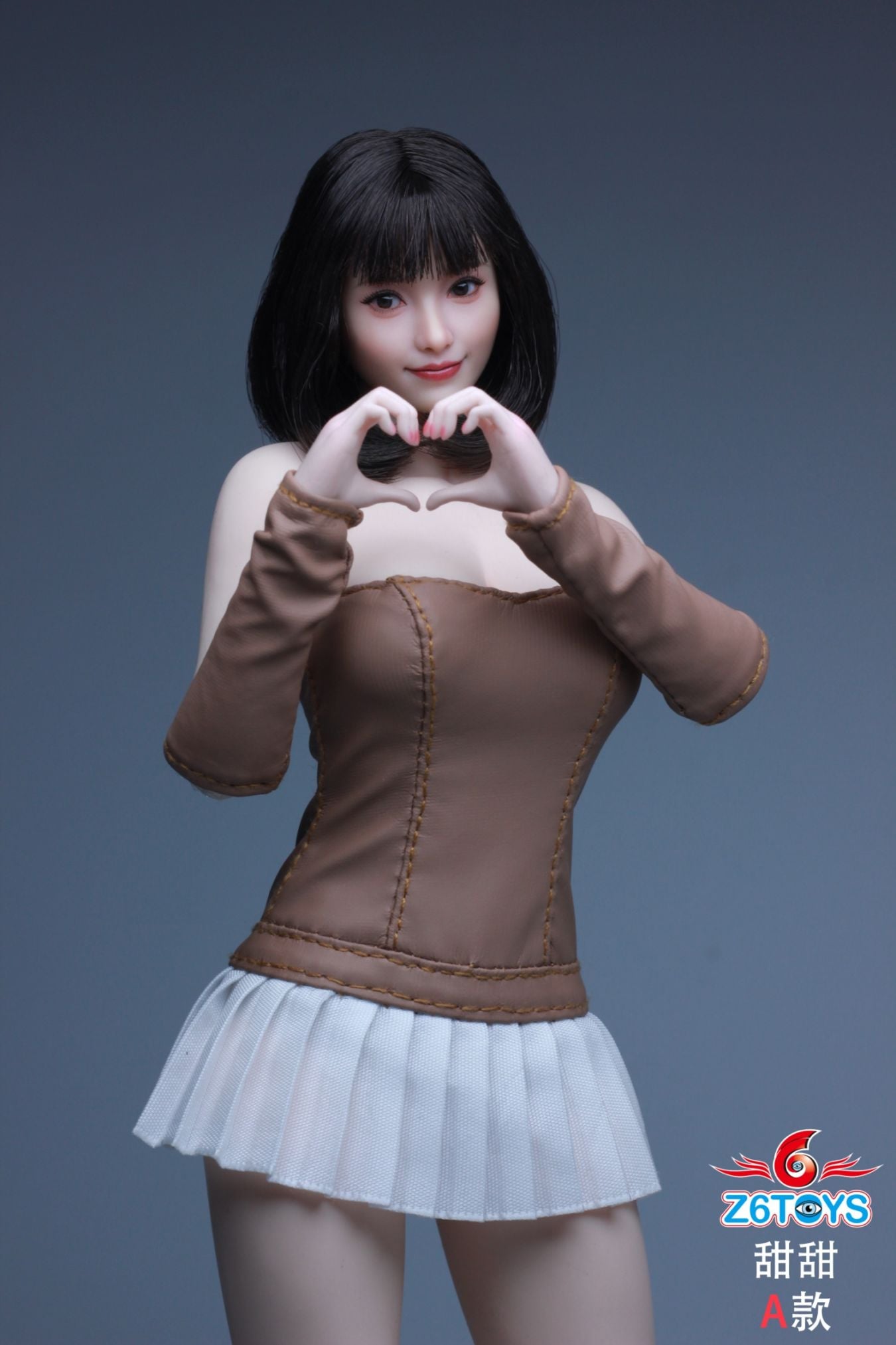 予約 Z6TOYS 1/6 「アジア美人 シリーズ」 テンテン ZC021ABCDEF Asian Smiling Female “Tian Tian”Action Figure Head アクションフィギュア ヘッド