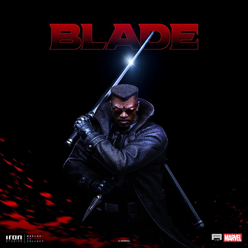 予約 Iron Studios 1/10 『マーベル・コミックス』 ブレイド MARCAS131325-10 Marvel Comics - Blade Statue スタチュー