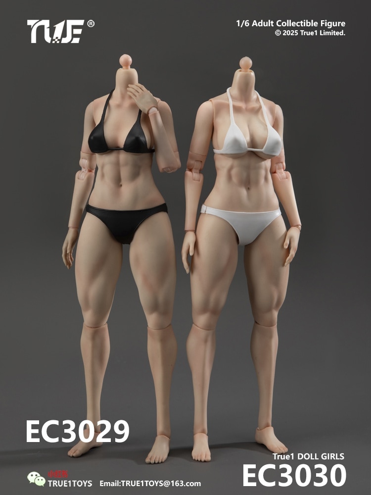 予約 True1Toys 1/6 筋肉モモ版 素体 EC3029 / EC3030 peaches buttocks version of the movable female body Action Figure アクション フィギュア