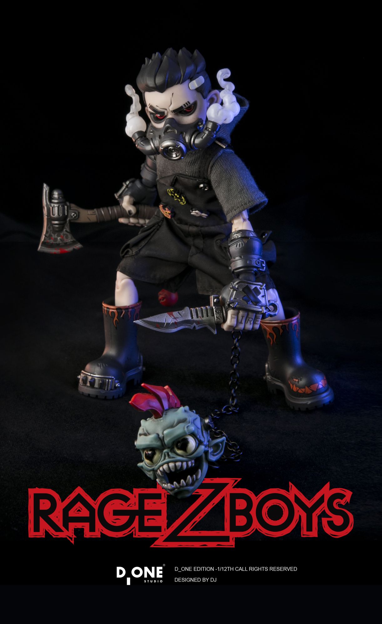 D_ONE Studio 1/12 ブラック ホルン BLACK HORN Collectible Action