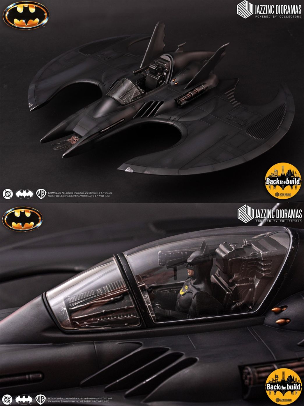 予約 Jazzinc Dioramas 1/12 『バットマン 1989』 バットウィング Set1-4 Batman 1989 - Batwing