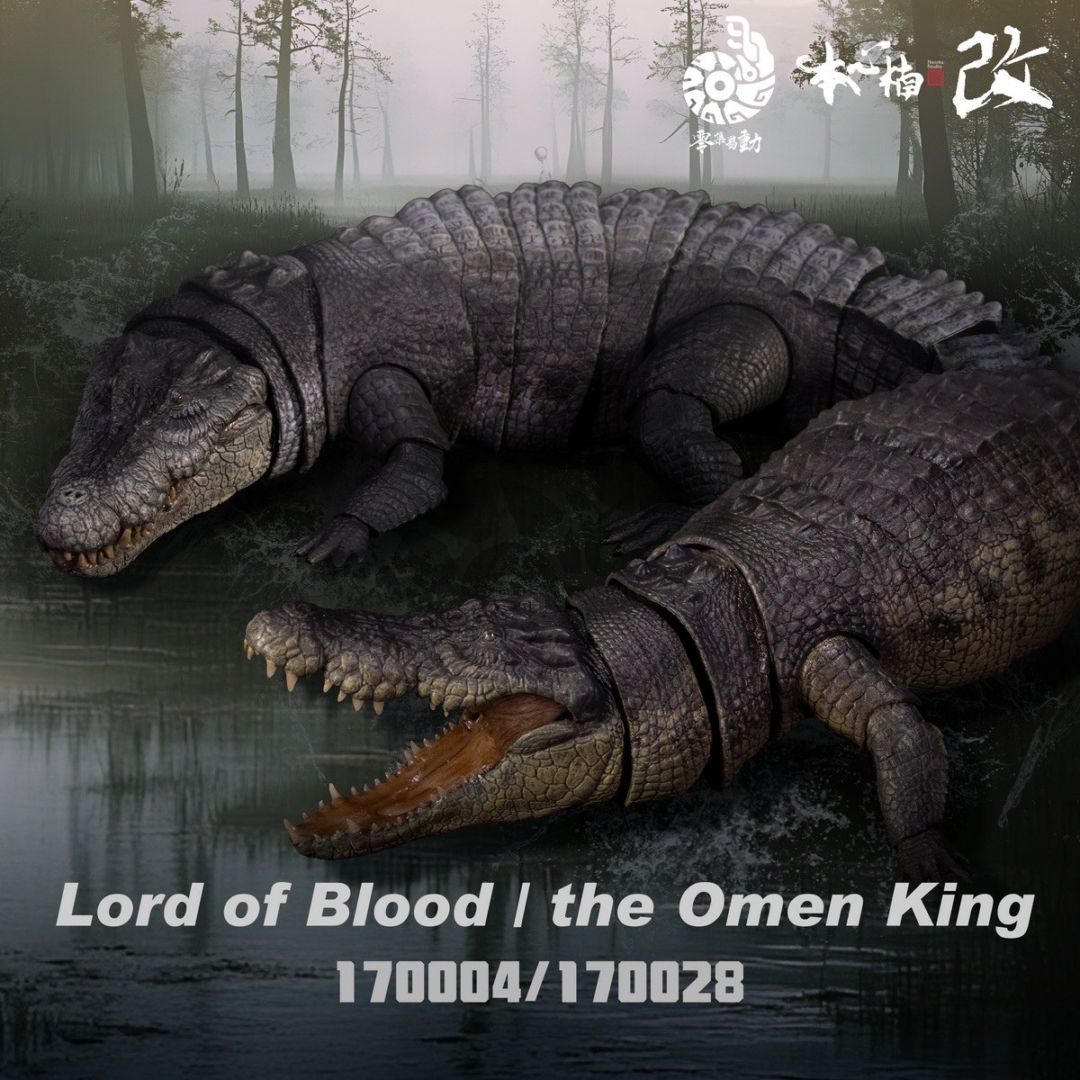 予約 Nanmu Studio 「零集易動」シリーズ イリエワニ 血の君主 170004 / 忌み王 170028 Saltwater Crocodile Lord of Blood / The Omen King Action Figure アクション フィギュア