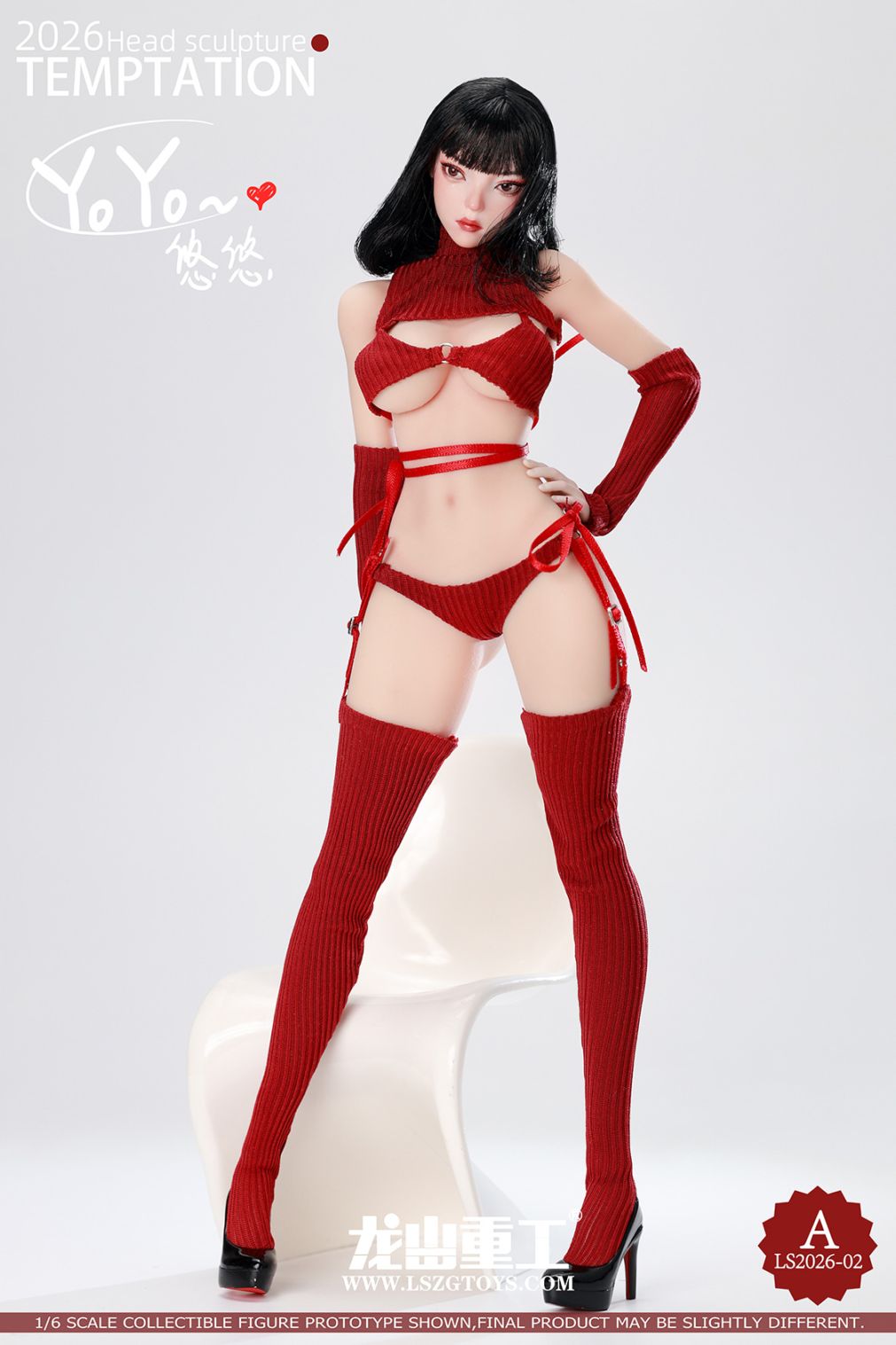 予約 龍山重工 1/6 ヨーヨー アクション フィギュア用 ヘッド LSZG2026-02 YOYO Action Figure Head 