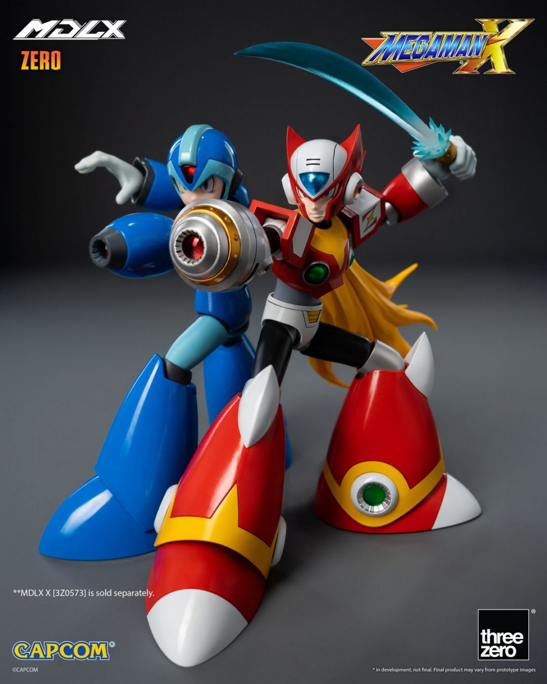 予約 threezero MDLX 『ロックマン X』 ゼロ 3Z0574 Rockman X / Mega Man X - Zero Action Figure アクション フィギュア