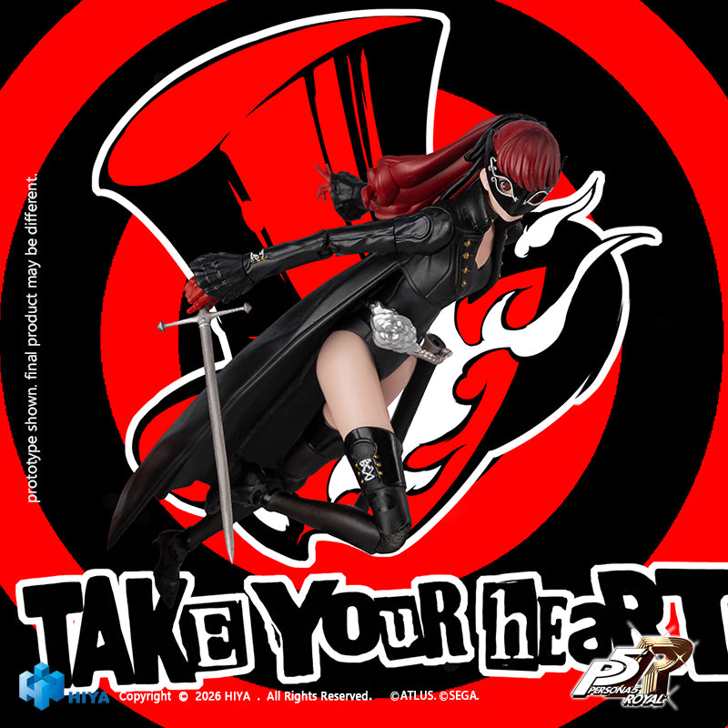予約 HIYA 1/12 Exquisite Basic シリーズ ペルソナ 5 ザ・ロイヤル ヴァイオレット 芳澤かすみ EBP0377 Persona 5 Royal Violet Action Figure アクションフィギュア Hiya Toys