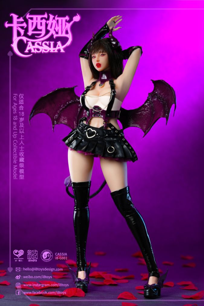予約 i8toys x Guan Design 1/6 サキュバス カシア 予約特典付き i8-G001 Succubus Cassia Collectible Action Figure コレクティブル アクション フィギュア