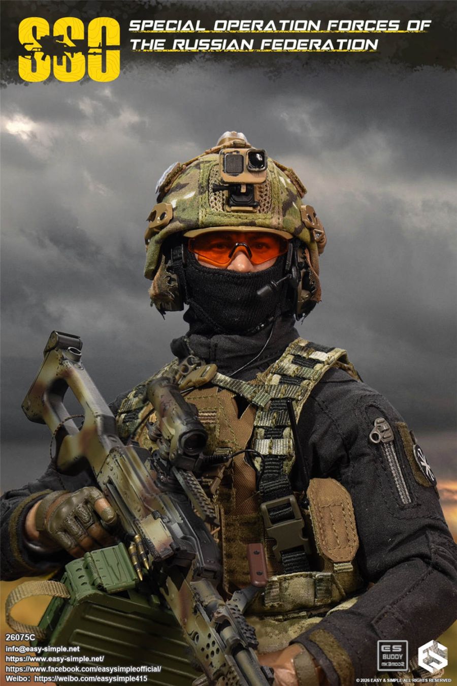 予約 Easy&Simple 1/6 ロシア 特殊作戦部隊（SSO） 26075C Russian Special Operations Forces(SSO) Collectible Action Figure コレクティブル アクション フィギュア