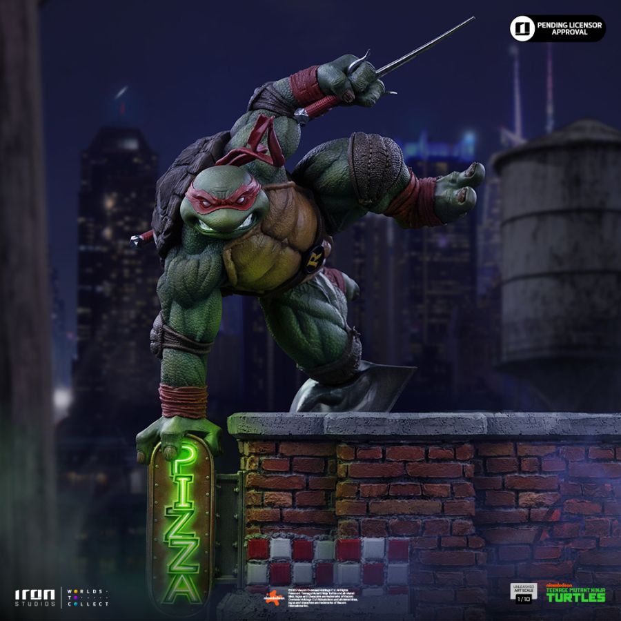 予約 Iron Studios 1/10 『TMNT アンリーシュド』 ラファエル NICKEL135426-10 TMNT Unleashed - Raphael Statue スタチュー