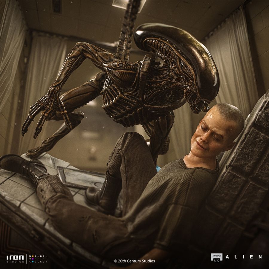 予約 Iron Studios 1/10 『エイリアン 3』 エレン・リプリー＆ドッグ・エイリアン ALIEN129125-10 Alien 3 - Ellen Ripley & Dog Alien Statue スタチュー
