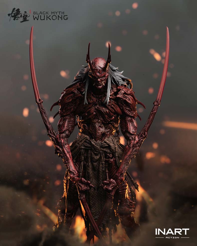 予約 INART 1/12 『黒神話 : 悟空』 夜叉王 MAG G0005 Black Myth: Wukong Yaksha King Action Figure アクションフィギュア