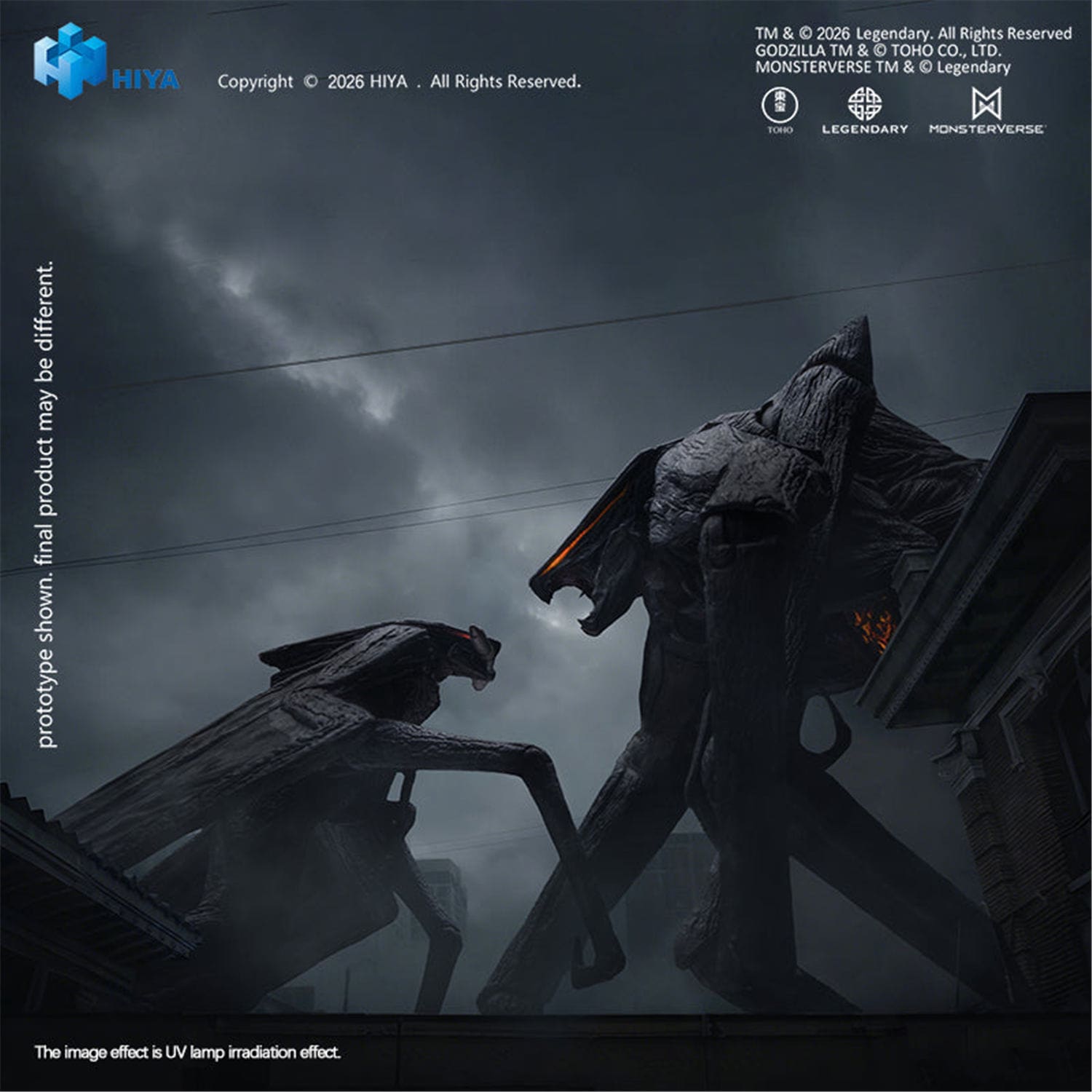 予約 HIYA 『ゴジラ 2014 』 オスMUTO & メスMUTO セット EBG0240 Exquisite Basic Series Godzilla 2014 Male & Female Muto Set Action Figure アクション フィギュア Hiya Toys