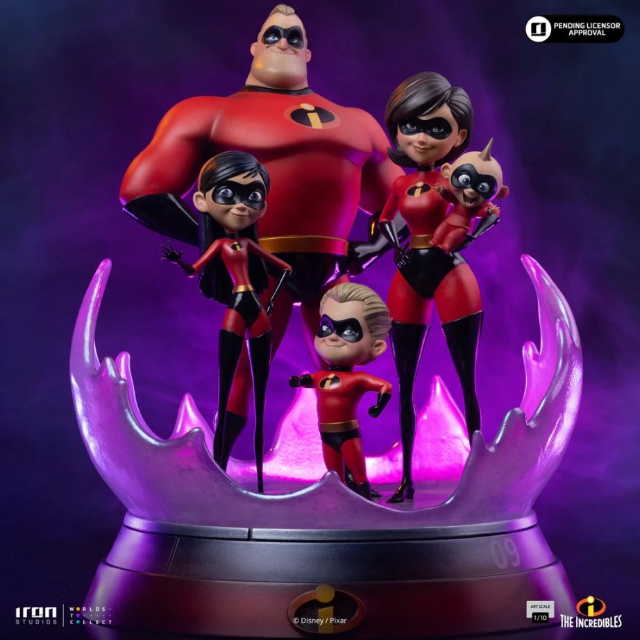 予約 Iron Studios 1/10 『Mr.インクレディブル』 インクレディブル・ファミリー DSNEY136626-10 The Incredibles Diorama - The Incredibles Statue スタチュー