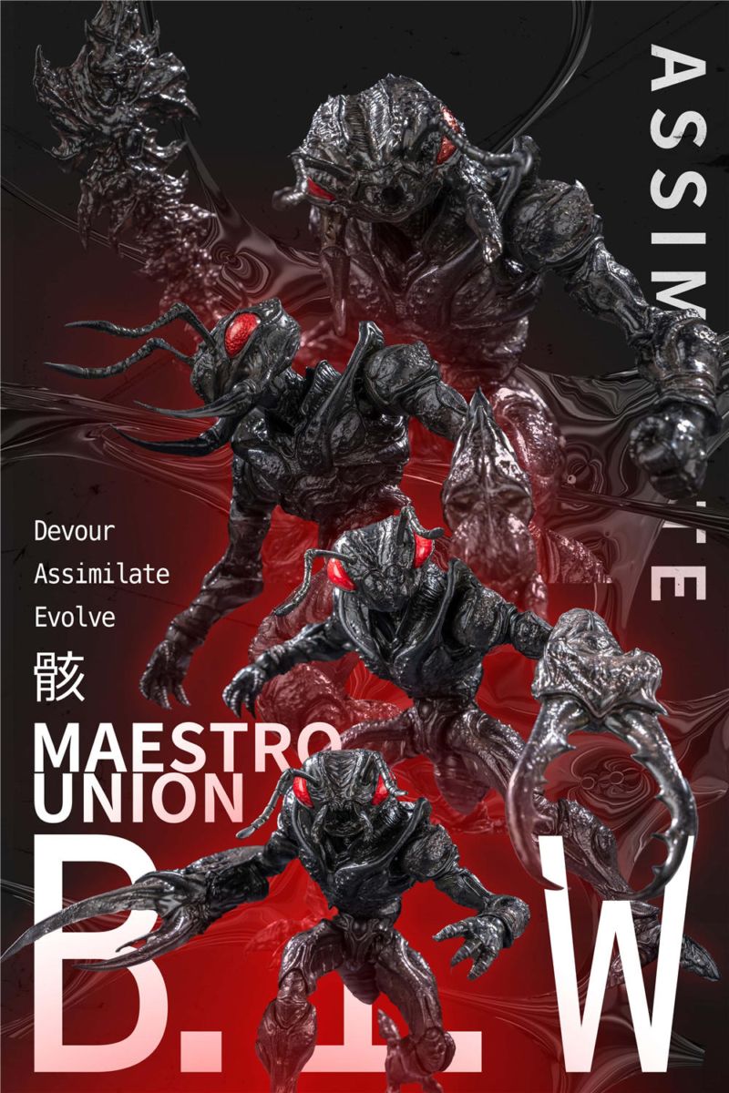 予約 Fantasy Forge x Maestro Union 1/12 B.I.W 蟻型兵器 蛻 ANT01 & 骸 ANT02 B.I.W BIO - Insect Weapon Action Figure アクション フィギュア