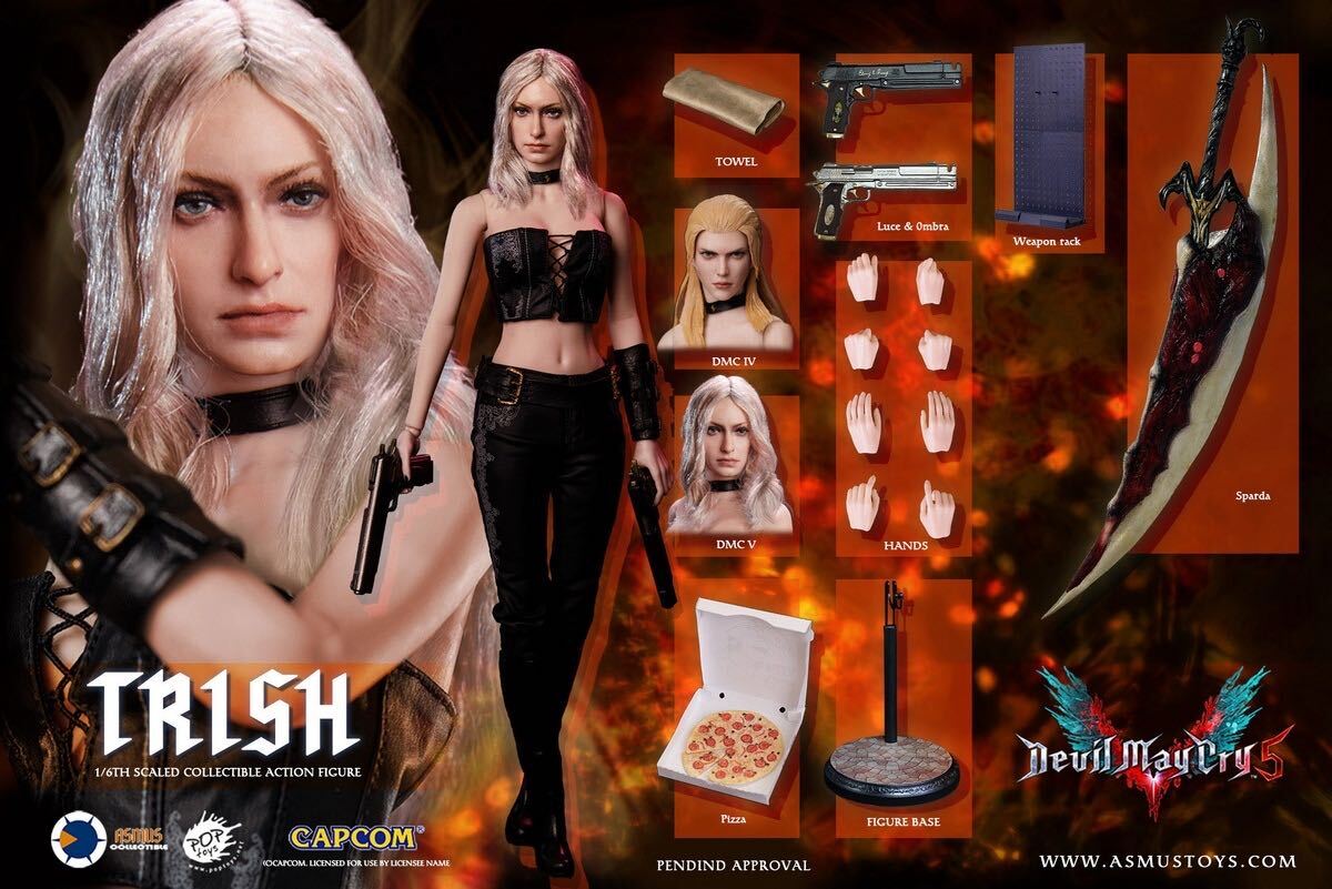 Asmus Toys 1/6 デビルメイクライ5 トリッシュ 植毛ヘッド付き 未開封
