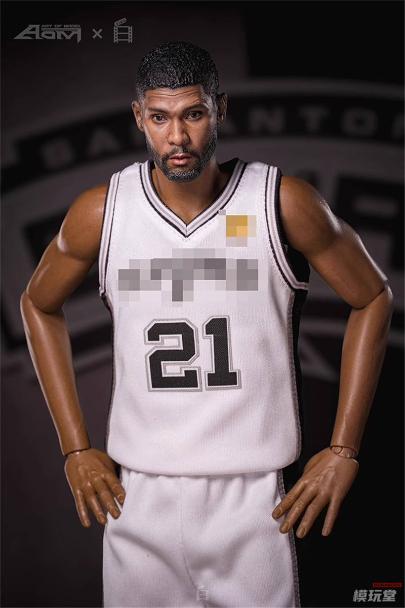 予約 Aom 1/6 サンアントニオ・スパーズ ティム・ダンカン 2014 優勝