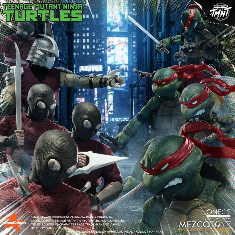 予約 Mezco Toyz 1/12 ティーンエイジ・ミュータント・ニンジャ
