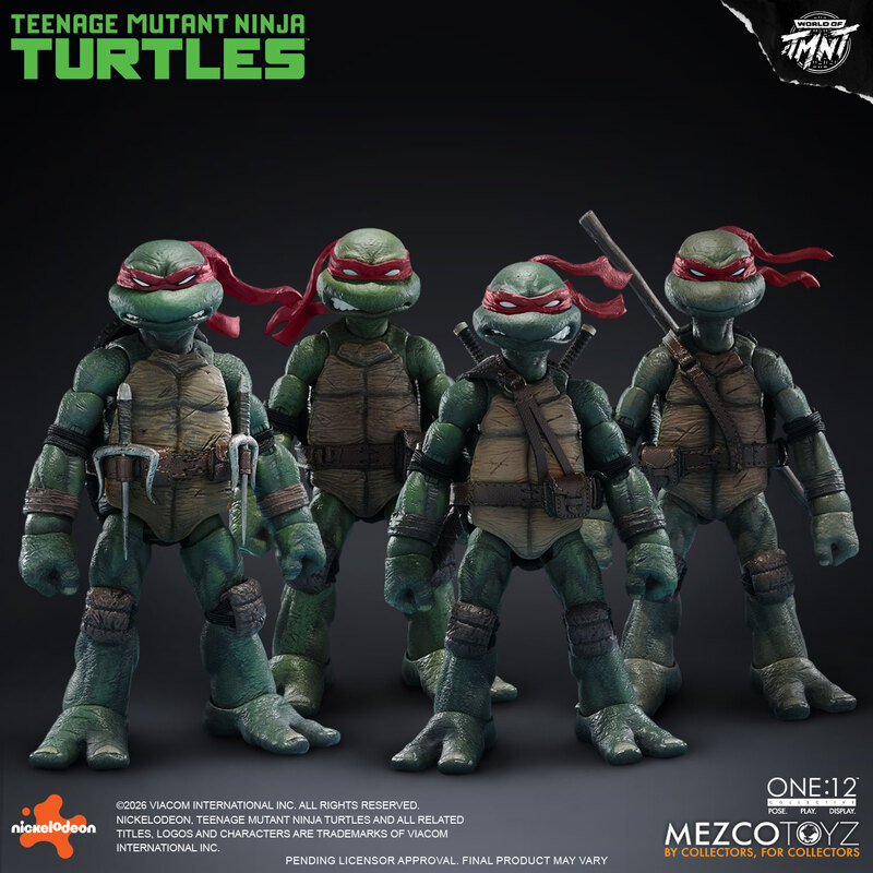 予約 Mezco Toyz 1/12 ティーンエイジ・ミュータント・ニンジャ