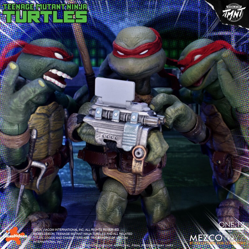 予約 Mezco Toyz 1/12 ティーンエイジ・ミュータント・ニンジャ