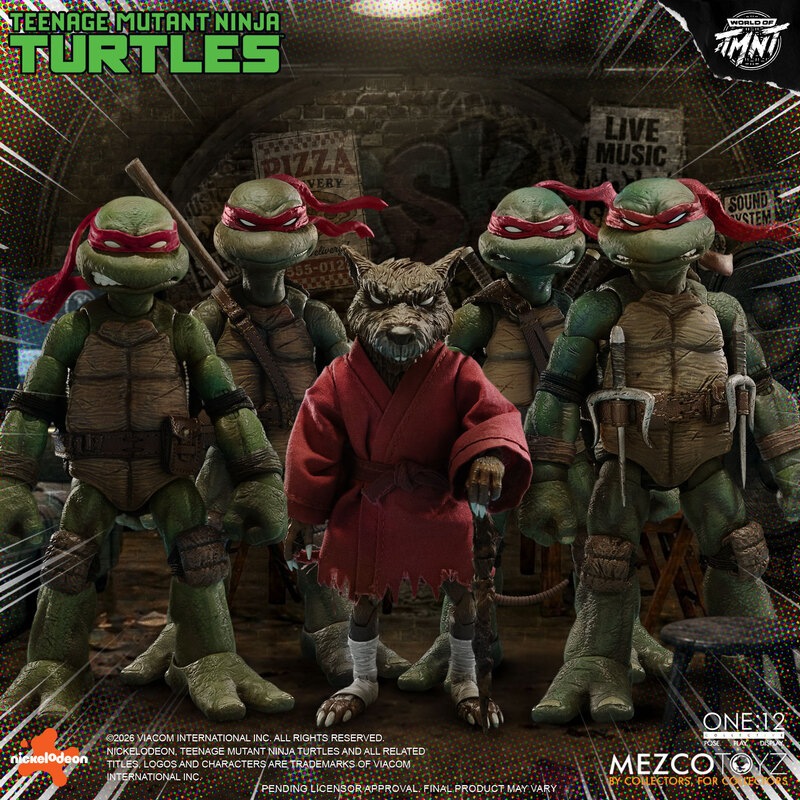 予約 Mezco Toyz 1/12 ティーンエイジ・ミュータント・ニンジャ