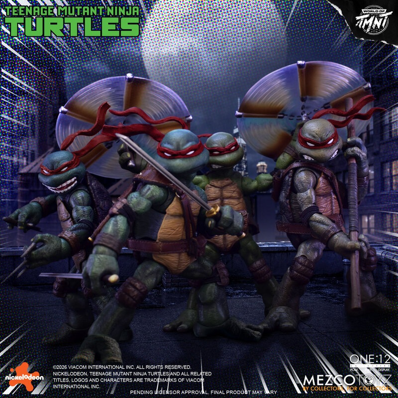 予約 Mezco Toyz 1/12 ティーンエイジ・ミュータント・ニンジャ