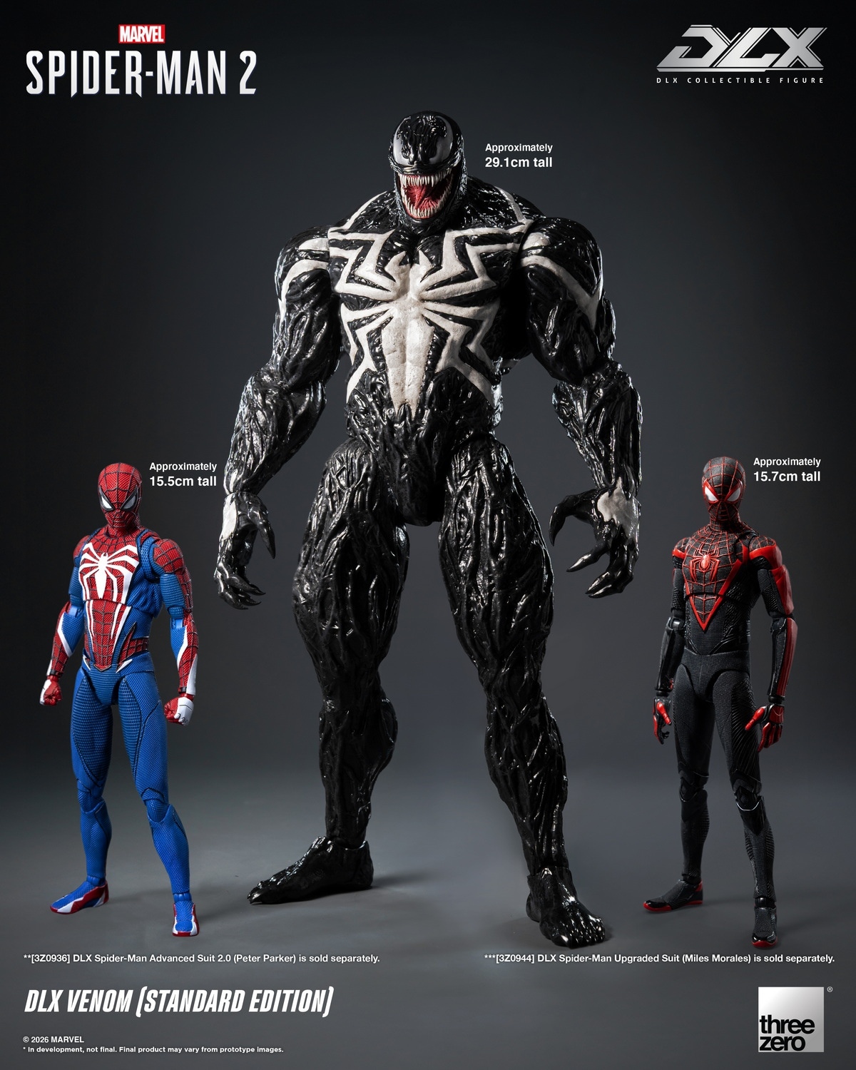 予約 threezero DLX 『Marvel's Spider-Man 2』 ヴェノム（通常版