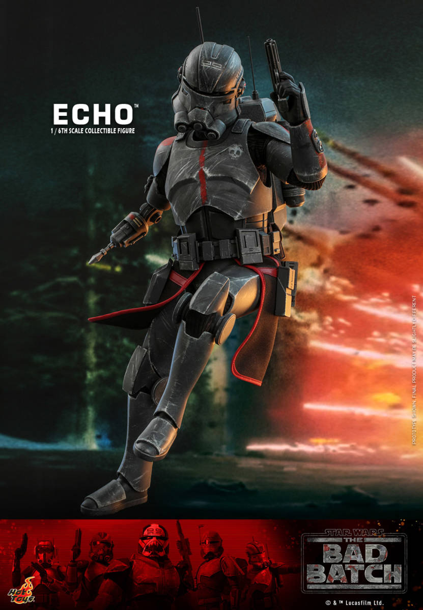 ホットトイズ 1/6 スター・ウォーズ バッド・バッチ エコー 未開封新品